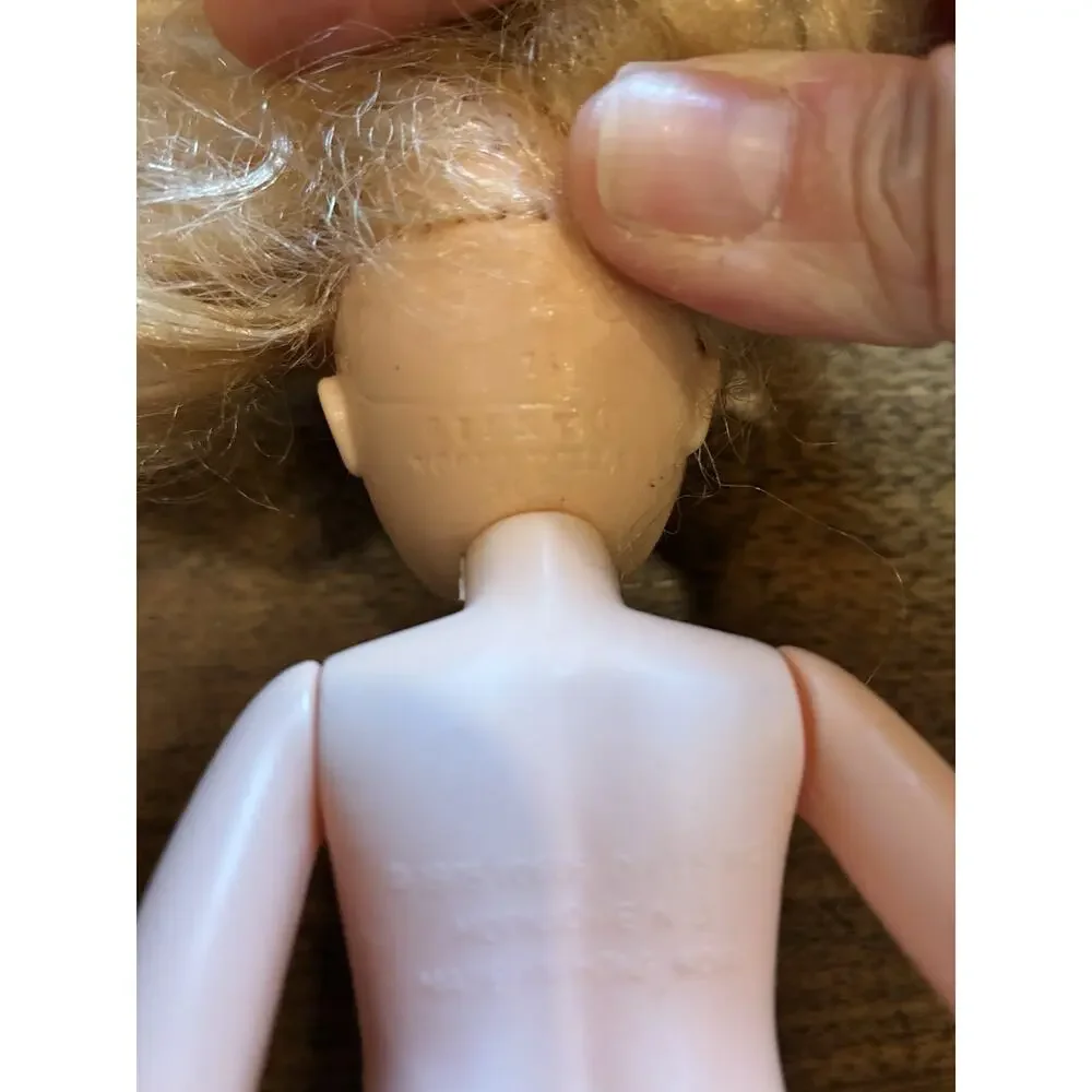 VTG Ginny Sasson Doll 8 inch 1978 Hong Kong Vouge Dolls Inc Moon A Mie Cute Girl